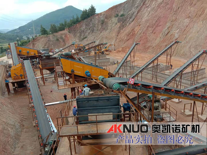 大型破碎制砂生產線現場